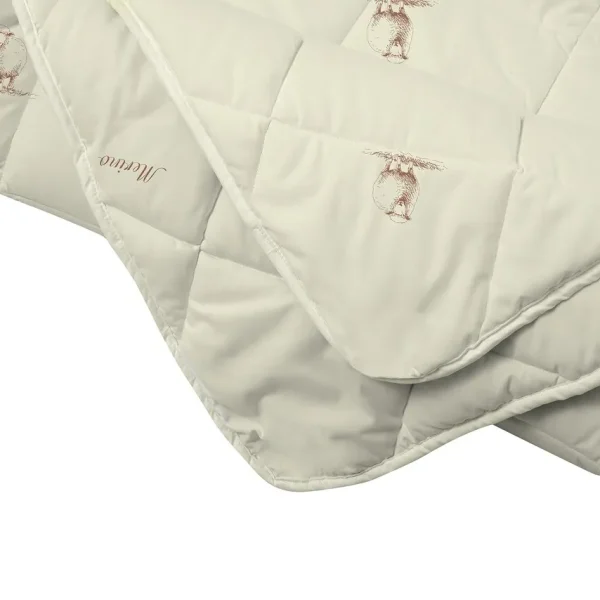 Set Pilota lână 200x220 cm 350 gr/mp + 2 Perne Puf Siliconizat 50x70 cm